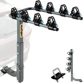 Bhr401b Bokkee Yu Bk Hitch Bike Rack 240lb Max Load Double Arms Black Upgraded Bikes 240lbs Hanging