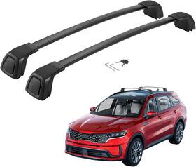 A1317-04002 Bougerv Roof Rack Cross Bars For Kia Sorento Hybrid 2021-2024 With Lock