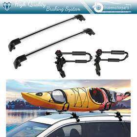 Br8381630ke Brake Silver 2x Cross Bar Adjustable Kayak Canoe Rack J For 2015-2017 Kia Sorento