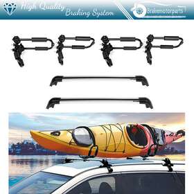 Br8381770ke Brake Black Cross Bar 4x Adjustable Kayak Canoe Rack J For 2015-2017 Kia Sorento