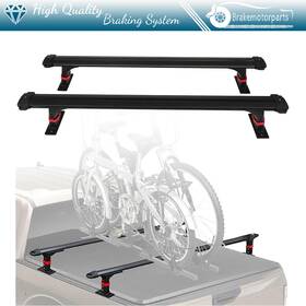 B116294101ak Brakemotorparts Truck Bed Tonneau Cover Rack Universal Cross Bar Aluminum For Pickup