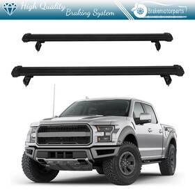 B116296101ak Brakemotorparts 2x Roof Racks Cross Bars For 07-25 Jeep Wrangler Jk Jl And 19-25 Gladiator Jt