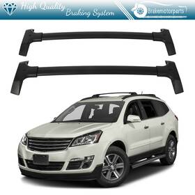 B118281101ak Brakemotorparts Roof Racks Cross Bars For 2009-2017 Chevrolet Traverse Luggage Cargo Carrier