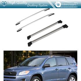 Bk83325601pp Brakemotorparts Car Roof Racks Side Bars Fits 2013-18 Toyota Rav4 Silver Cross