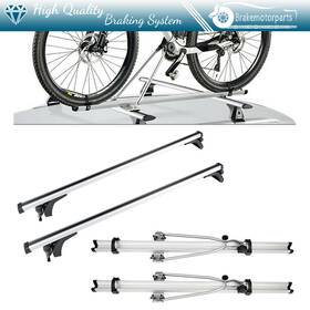 Bk83328801pp Brakemotorparts Cross Bar Fits Silver 50 Inch Universal Roof Rack Package Bicycle Carrier