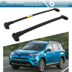 Br1176610ke Brakemotorparts For 2016-2019 Toyota Rav4 Aluminum Roof Rack Cross Bar Top Luggage Baggage Cargo