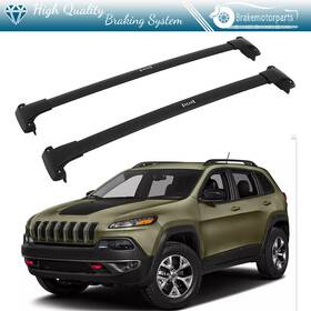 Br1176620ke Brakemotorparts For 15-20 Jeep Cherokee Aluminum Roof Rack Cross Bar Top Luggage Baggage Cargo