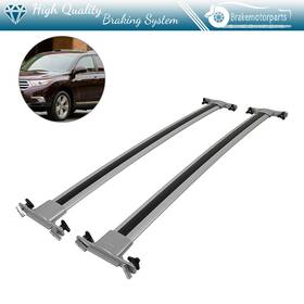 Br1616920ke Brakemotorparts Roof Rack Black Cross Bar Luggage For Toyota Highlander 2008-2013 Silver