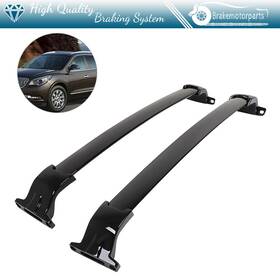 Br1616990ke Brakemotorparts Black Cross Bar Set Roof Rack Luggage Cargo Carrier For 2016-2020 Buick Envision