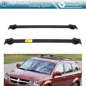 Br1706890ke Brakemotorparts Cross Bar Roof Rack Set For 2009-2018 Dodge Journey Luggage Cargo Carrier Black