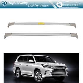Br1706990ke Brakemotorparts Cross Bar Roof Rack Set For 2016-2019 Lexus Lx570 Luggage Cargo Carrier Silver