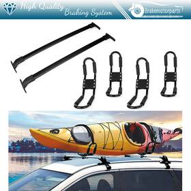 Br8381420ke Brakemotorparts All Black 2 X Cross Bar 4 Kayak Canoe Rack J For 2018 Ford Expedition