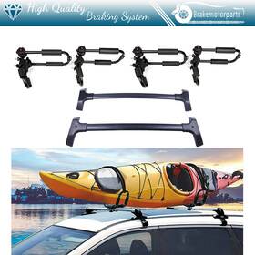 Br8381750ke Brakemotorparts Black Cross Bar Adjustable Kayak Canoe Rack J For 2009-2017 Chevy Traverse