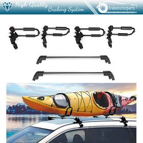 Br8381780ke Brakemotorparts Black Cross Bar 4 X Kayak Canoe Rack J For 2013-2018 Mitsubishi Outlander