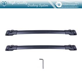 Bra104593oke Brakemotorparts For 11-20 Toyota Sienna Pair Aluminum Oe Style Bolt-on Roof Rack Rail Cross Bar