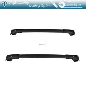 Bra106587oke Brakemotorparts Roof Rack Cross Bar For 2014-2022 Jeep Cherokee High-quality Aluminum Black