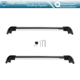 Bra106614oke Brakemotorparts Roof Rack Set Cross Bar For 2018-2019 Volkswagen Vw Tiguan Atlas Luggage Carrier