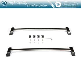 Bra106624oke Brakemotorparts Cross Bar Black For 2006-2010 Hummer H3 H3t Roof Rack Set Luggage Cargo Carrier