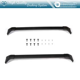 Bra106626oke Brakemotorparts Cross Bar For 2017-2018 Mazda Cx-5 Black Roof Rack Set Luggage Carrier Aluminum