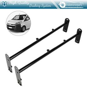 Bra109907oke Brakemotorparts Roof Rack Heavy Duty 2 Bar Gfy Van Ladder Cargo Bulky Tools Carrier Black
