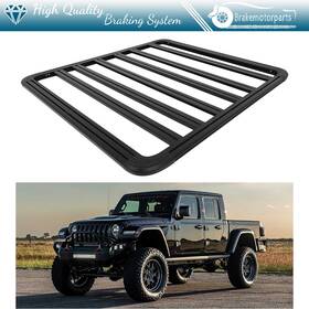 Bra111397oke Brakemotorparts For 2020-2023 Jeep Gladiator Black Roof Rail Rack Side Bar