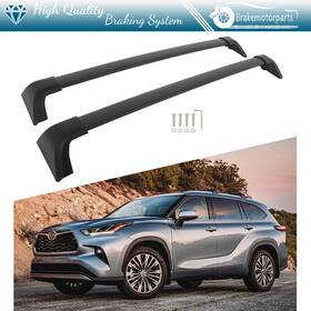 Bra116280oke Brakemotorparts Roof Rack Set 2x Cross Bar For 2021-2023 Toyota Highlander Luggage Cargo Carrier