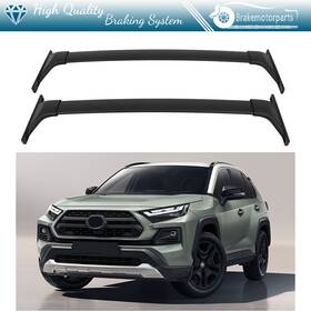 Bra118283oke Brakemotorparts For Toyota Rav4 2019-2023 Roof Rails Rack Cross Bars Luggage Carrier Accessoris