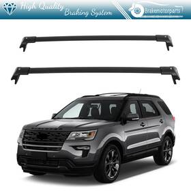 Bra131168oke Brakemotorparts Roof Rack Cross Bar Aluminum Fits 2016-2019 Ford Explorer 1 Year Warranty