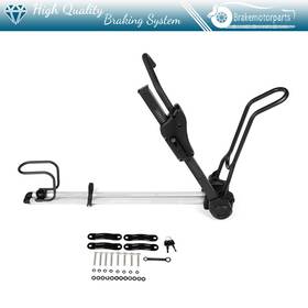 Bra160788oke Brakemotorparts Aluminum Bicycle Rack Receiver Hitch Top Mount With Lock Anti Theft Bike Carrier
