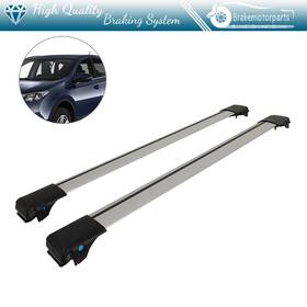 Bra160835oke Brakemotorparts New For 2013-2018 Toyota Rav4 Aluminum Carrier Top Roof Rack Cross Bar Baggage