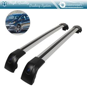Bra160841oke Brakemotorparts Roof Rack Set 2x Cross Bar For 2016-2020 Chevrolet Bolt Ev Luggage Cargo Carrier