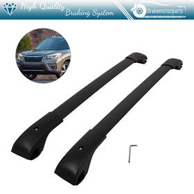 Bra161672oke Brakemotorparts Black Roof Rack Set Cross Bar For 2019-2022 Subaru Ascent Luggage Cargo Carrier