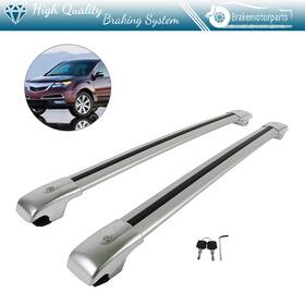 Bra161675oke Brakemotorparts Cross Bar Black Aluminum Roof Rack Set For 2009-2015 Mercedes Benz Glk270 Glk350