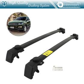 Bra161679oke Brakemotorparts Aluminum Roof Rack Cross Bar For 2011-2016 Jeep Compass Luggage Cargo Carrier