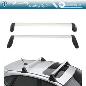 Bra169521oke Brakemotorparts Cross Bar Roof Rack Set For 2008-2014 Subaru Impreza Wrx Luggage Cargo Carrier