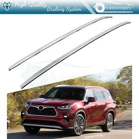 Bra174755oke Brakemotorparts Roof Rail For 2020-2022 Toyota Highlander Aluminum Rack Baggage Carrier