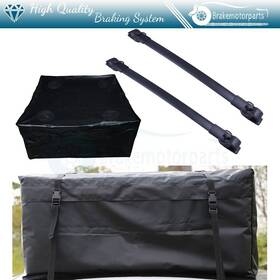 Bra833268oke Brakemotorparts Top For 2011-17 Toyota Sienna Luggage Bag Roof Car Cross Rack Bar Black