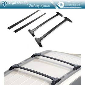 Bra838122oke Brakemotorparts Cross Bar Roof Rack Set Side Rail For 2009-2017 Chevy Chevrolet Traverse