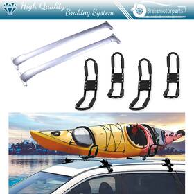 Bra838132oke Brakemotorparts 2 X Canoe Kayak Rack Roof Travel Kit For 2013-2020 Nissan Pathfinder