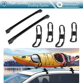 Bra838139oke Brakemotorparts Black 4 X Canoe Kayak Rack J Bar 2 Roof For 2009-2013 Subaru Forester