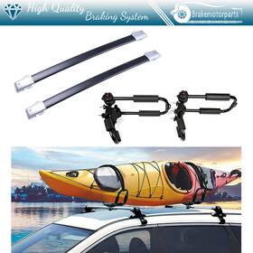 Bra838149oke Brakemotorparts Adjustable Canoe Kayak Rack J Bar 2 X Roof For 2010-2019 Lexus Gx460 Black