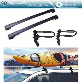 Bra838160oke Brakemotorparts Black Adjustable Canoe Kayak Rack 2 X Roof For 2014-2019 Subaru Forester