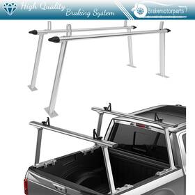 Car166310oma Brakemotorparts 2x 71 Inch Roof Rack Silver High Bed Rear Cross Bar Luggage Cargo Carrier For Pickup