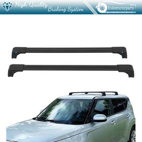 Car169541oma Brakemotorparts Roof Rack Set Cross Bar Aluminum For 2020-2021 Kia Soul Luggage Cargo Carrier