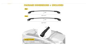 4car-5-rrcb-si125d Brand New For 2012-16 Subaru Impreza 2013-17 Xv Crosstrek Cross Bar Roof Rack Rail Carrier