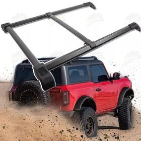 Bac709v07 Broaddict 4/5 Pcs Roof Rack Rail And Cross Bar For Ford Bronco 2021-2024 Hard Top Cargo