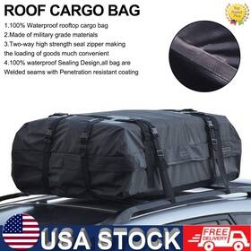 C128-018-b Bruce&shark Waterproof Car Roof Top Rack Carrier Cargo Bag Luggage Cube With Non-slip Mat