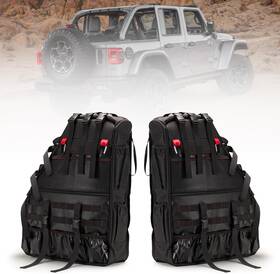Vacc012-b-frd  Bunker Indust Pcs Roll Bar Storage Bag For 1997-2023 Jeep Wrangler Jk Tj Lj And Unlimited Jl 4
