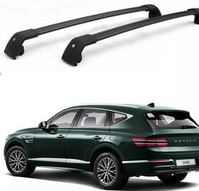 Bynsa2blck0137 Buy On Us For Genesis Gv80 2021-2024 Roof Rack Rails Cross Bars Black Color