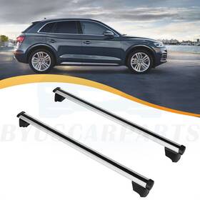 Byuscarparts 10129358 2 X Roof Rack Cross Bar For 2012-2015 Audi Q5 2.0l 3.0l Luggage Carrier Style